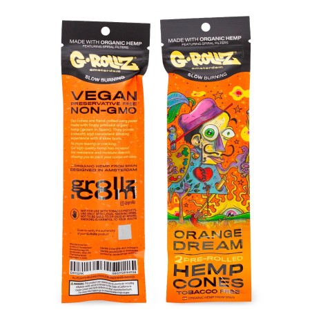 G-Rollz Coni infusi di terpeni "Orange Dream G-Rollz Prodotti