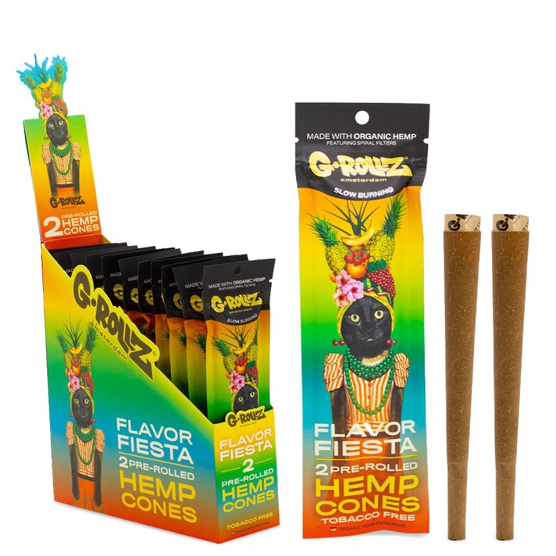 G-Rollz Terpene Infused Cones "Fiesta Flavor" G-Rollz Produits