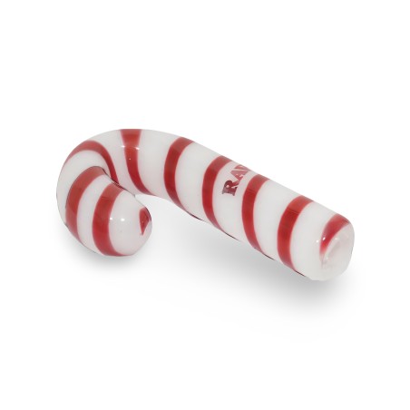 RAW Glass Candy Cane Pfeife RAW Pfeife