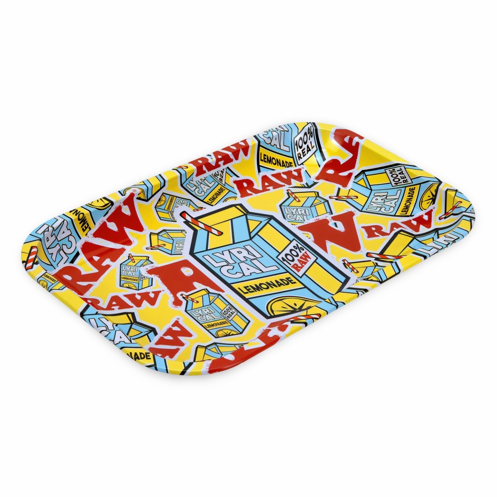 Vassoio Rolling RAW x Lyrical Lemonade "Logo Collage" Small (edizione limitata) RAW Vassoio di rotolamento