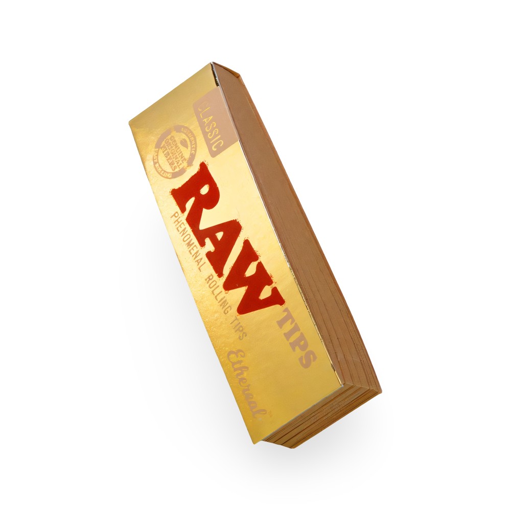 Carton RAW Classic Ethereal Rolling Tips RAW Filters (activated carbon, cardboard, cellulose and others)