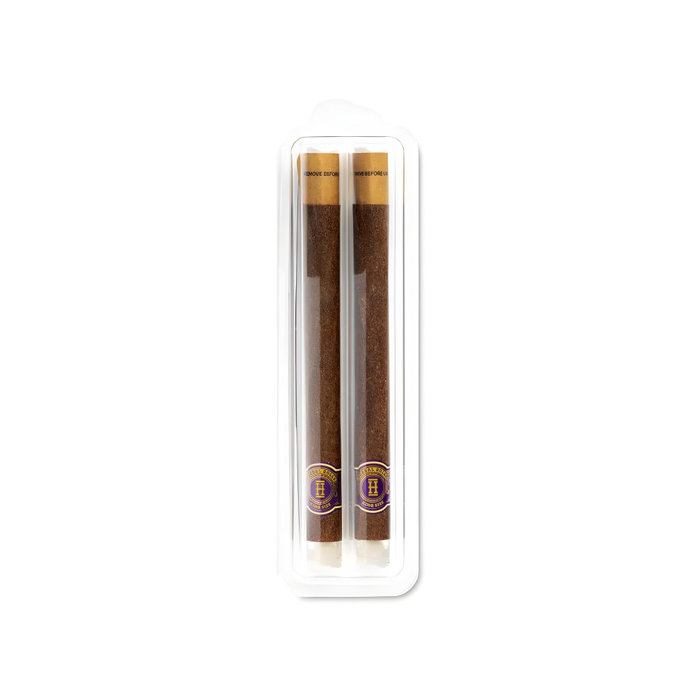 Hemper Herbal Rolls Grape + Glass Tips King Size Hemper Accessoires fumeurs
