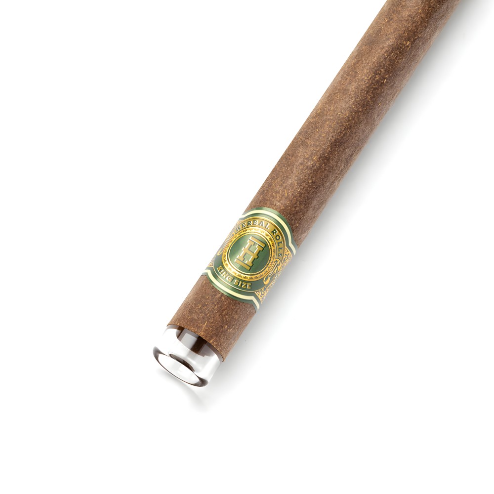 Hemper Herbal Rolls Natural + Glass Tips King Size Hemper Accessoires fumeurs
