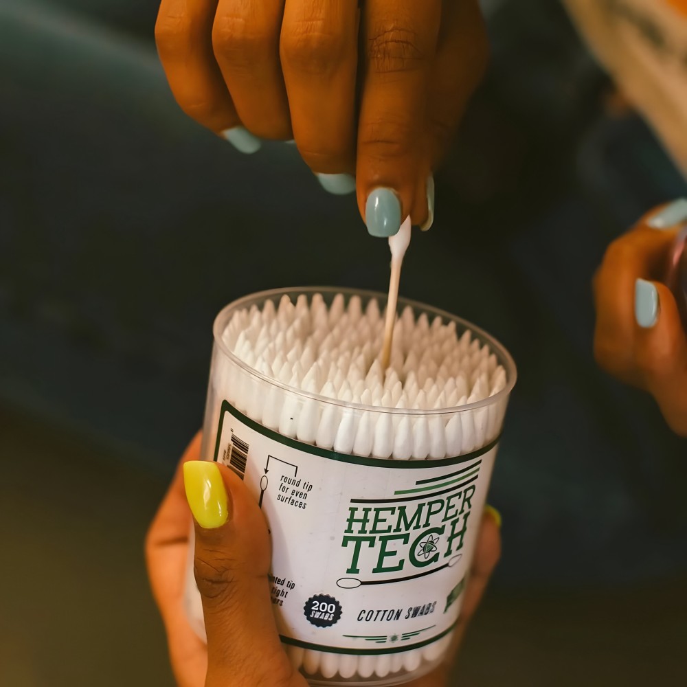 Tech Cotton Buds Hemper (200 pcs.) Hemper Products