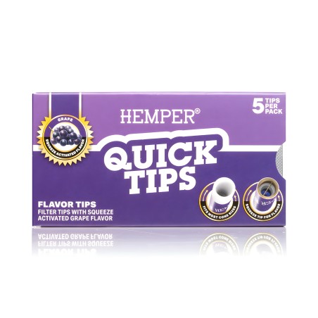 Hemper Quick Tips Grape Hemper Filter (Aktivkohle, Pappe, Zellulose und andere)