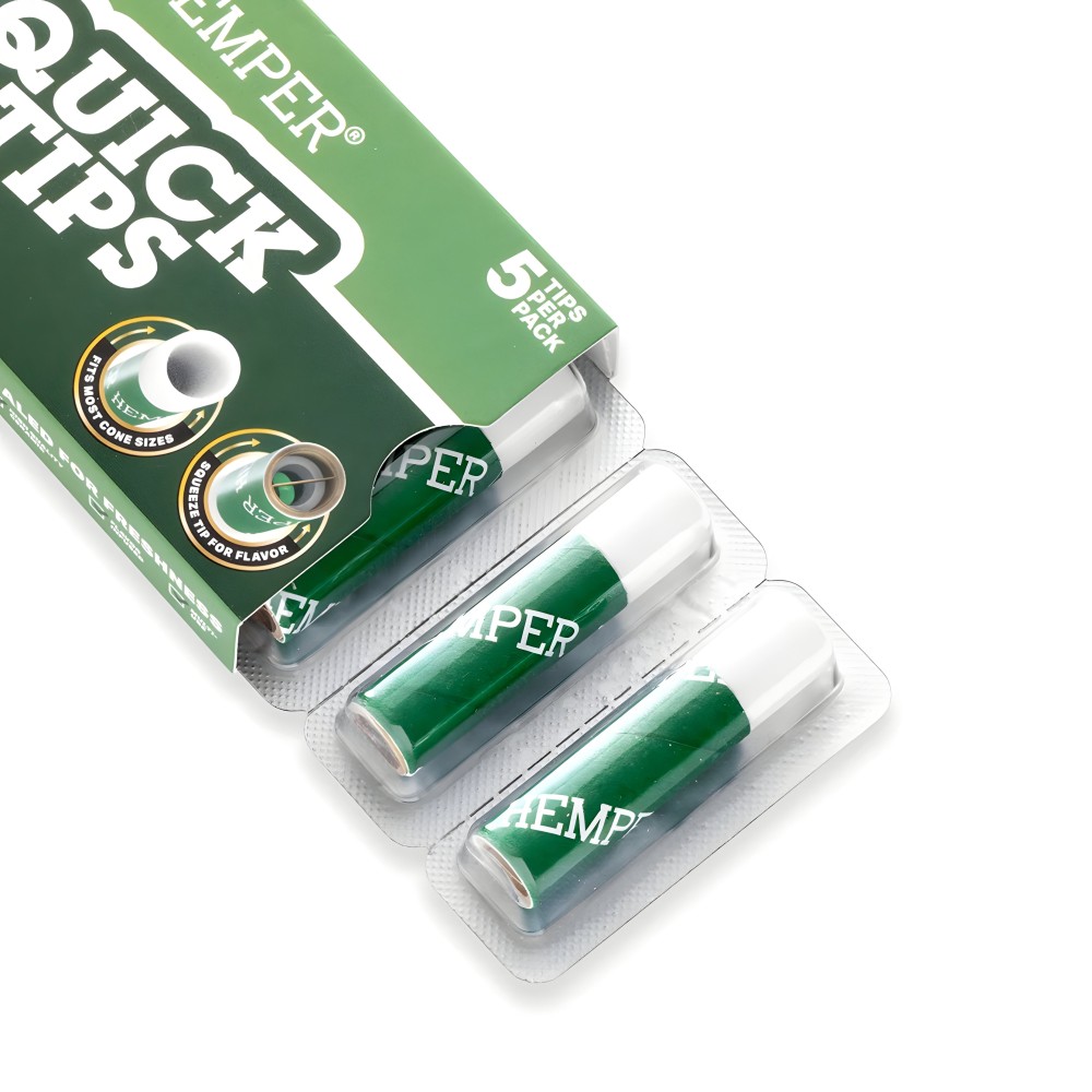 Hemper Quick Tips Mint Hemper Filter (Aktivkohle, Pappe, Zellulose und andere)