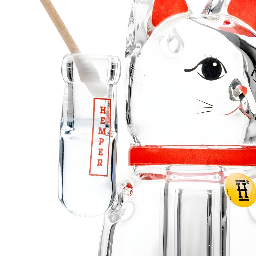Lucky Money Cat Puffco Peak Top Hemper Hemper Puffco