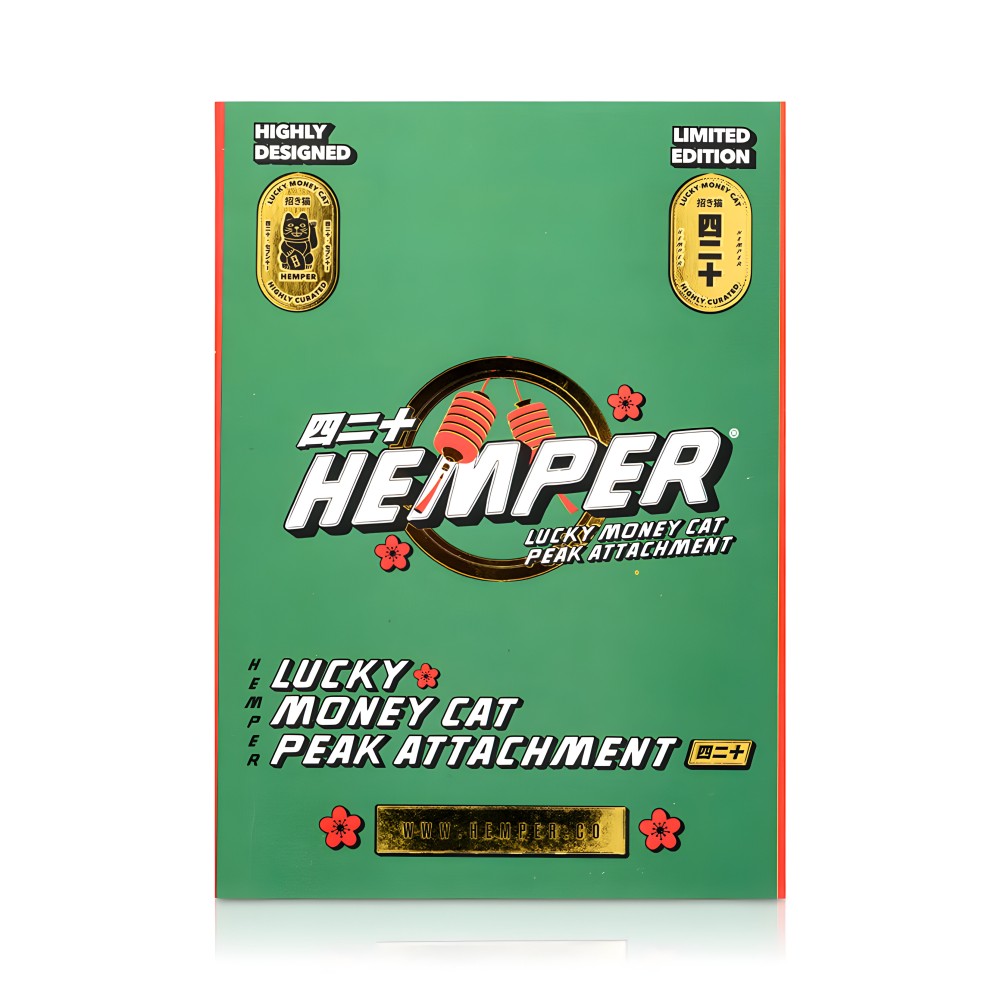 Lucky Money Cat Puffco Orlo superiore a picco Hemper Puffco