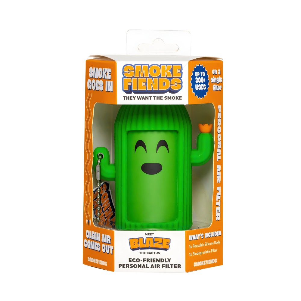 Smoke Fiends Personal Air Filter Blaze The Cactus Smoke Fiends Products