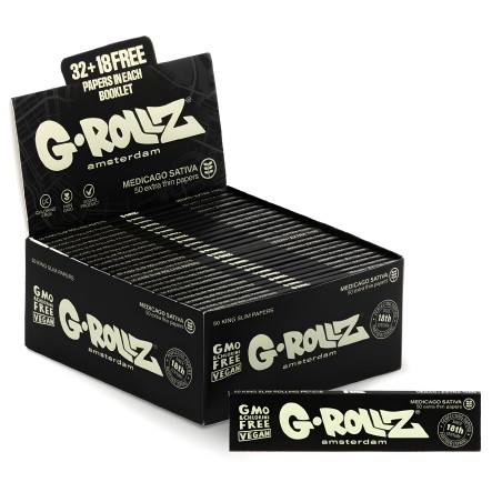 Carton de feuilles à rouler G-rollz Medicago Sativa KSS (2500 feuilles) G-Rollz Produits