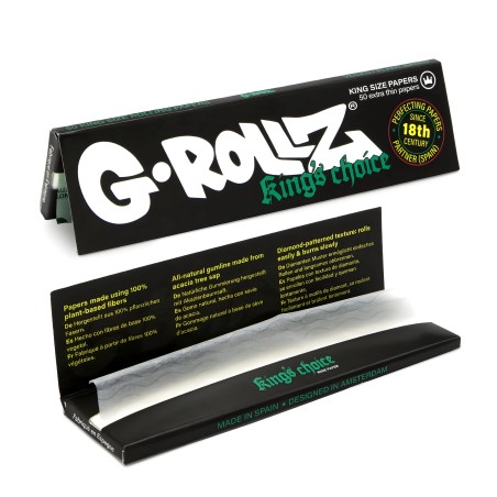 Feuilles à rouler G-Rollz King's Choice KS Wide (50 feuilles) G-Rollz Produits