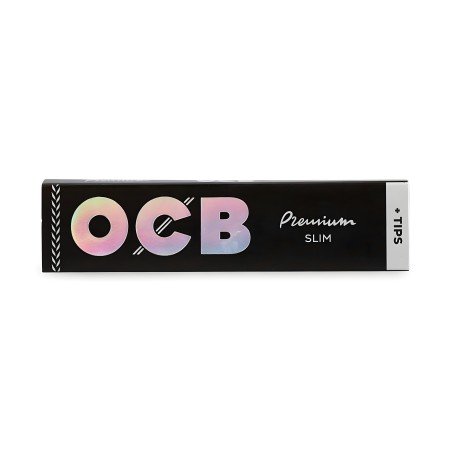 OCB Slim Premium Black + Tips OCB Feuille à rouler
