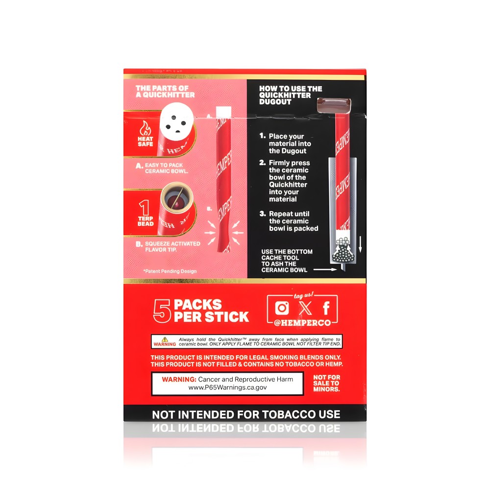 Quick Hitters Dugout Pack Hemper Watermelon Hemper Produits