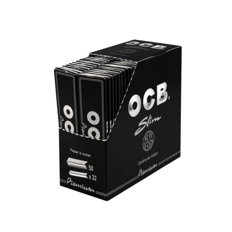 OCB Slim Premium Black (carton)