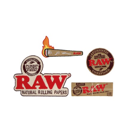 Collezione di toppe per fumatori