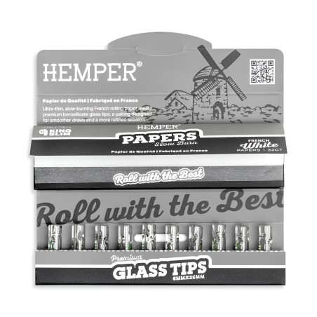 Rolling Papers White + Glasfilter 6 mm Hemper Hemper Produkte