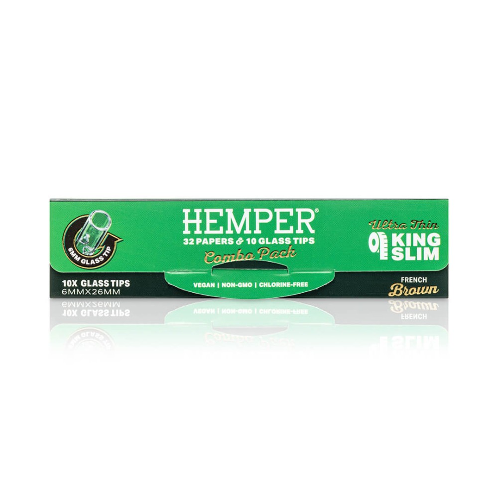 Rolling Papers Brown + Glasfilter 6 mm Hemper Hemper Produkte