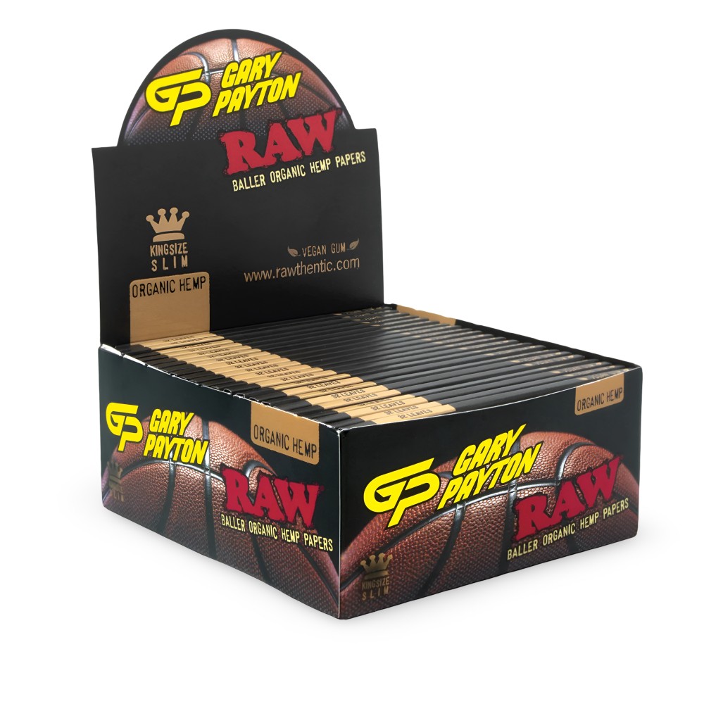 Feuilles à rouler Raw RAW X Gary Payton Organic Hemp KKS RAW Accessoires fumeurs
