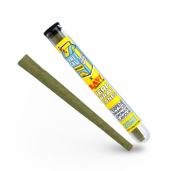 Limonata lirica X RAW Bud Wrap Cone (2 pezzi) RAW Accessori per fumatori