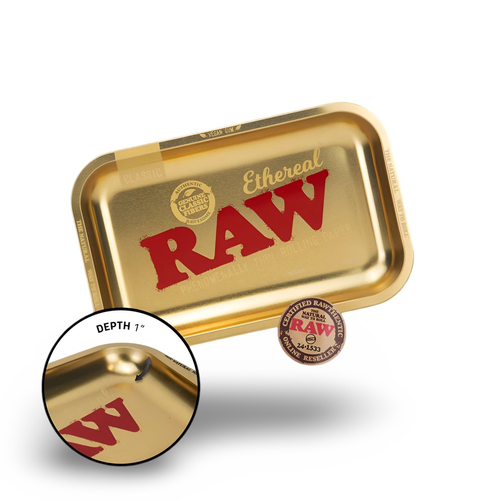 Tablett zum Rollen RAW Ethereal Small (Limited Edition) RAW Tablett zum Rollen