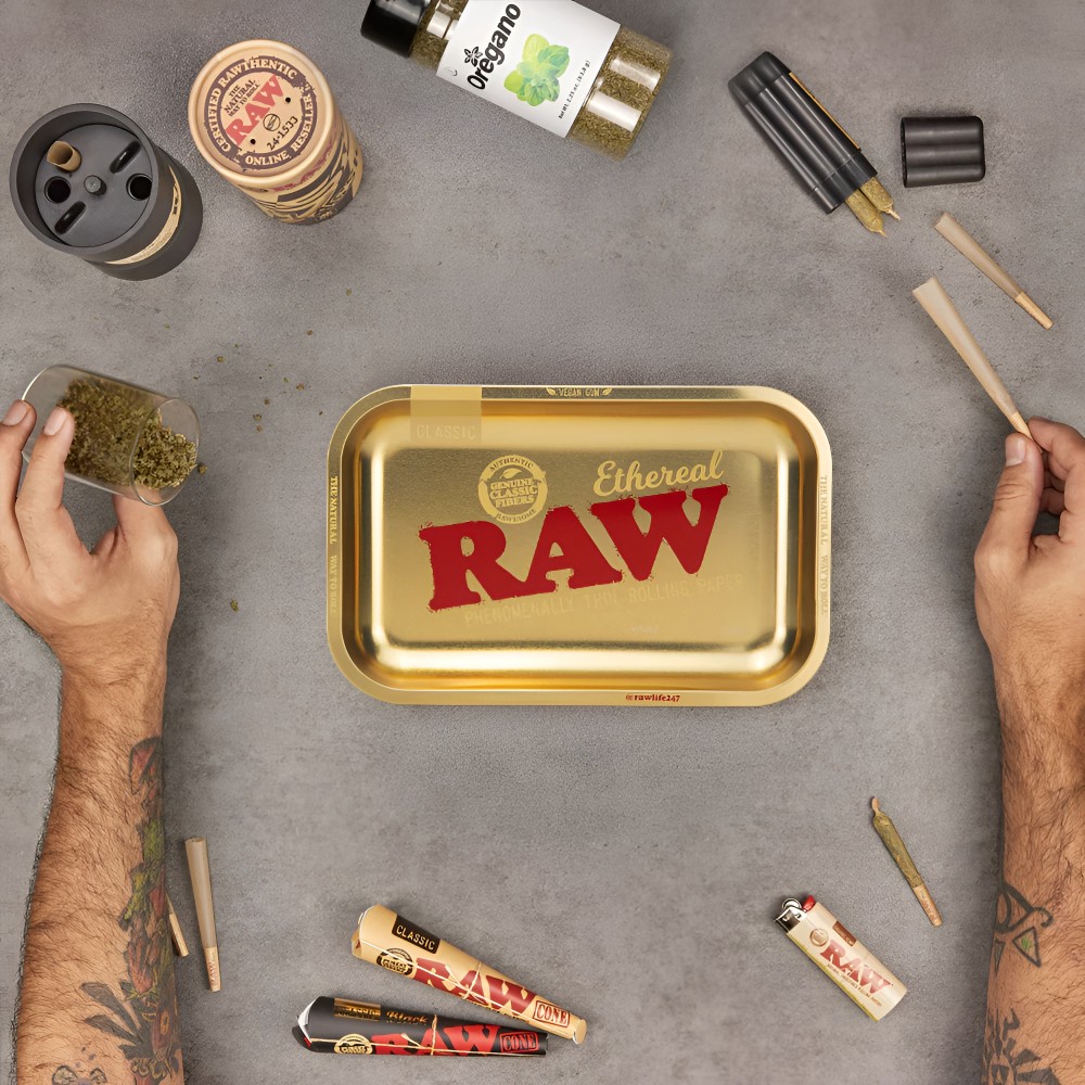Tablett zum Rollen RAW Ethereal Small (Limited Edition) RAW Tablett zum Rollen