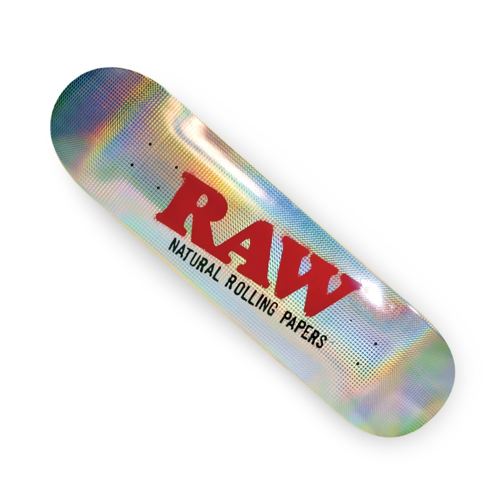 RAW Holo Foil Skate Deck RAW Verschiedene