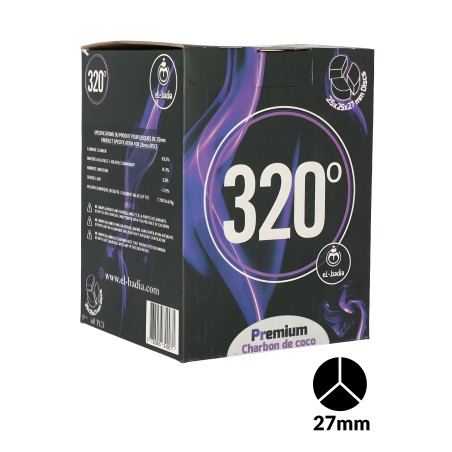 El Badia Holzkohle 320° DISC 3B XL 1 kg El Badia Produkte