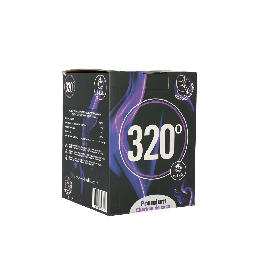 El Badia 320° DISC 3B XL Charcoal, 1 kg El Badia Products