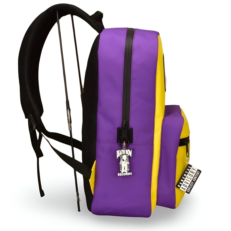 Smell Proof Backpack Yellow Purple Death Row Death Row Produits