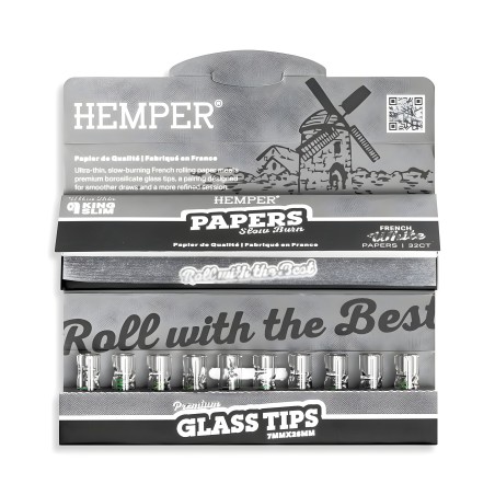 White-Blättchen + 7-mm-Glasfilter von Hemper Hemper Produkte
