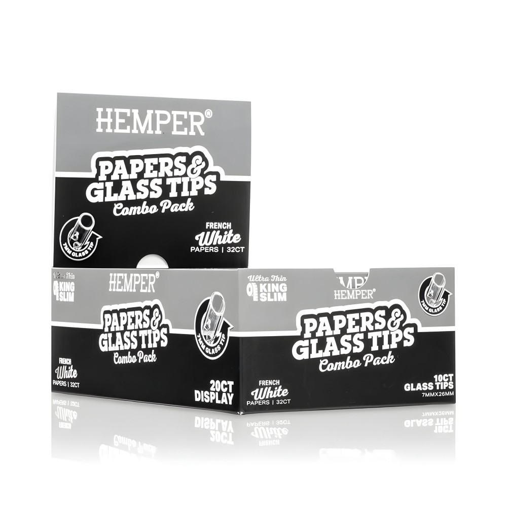 Cartine White + Filtri in vetro da 7 mm Hemper Hemper Prodotti