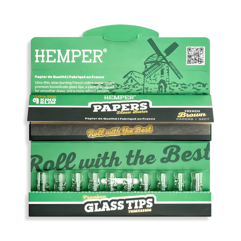 Brown-Blattpapier + 7-mm-Glasfilter von Hemper Hemper Produkte