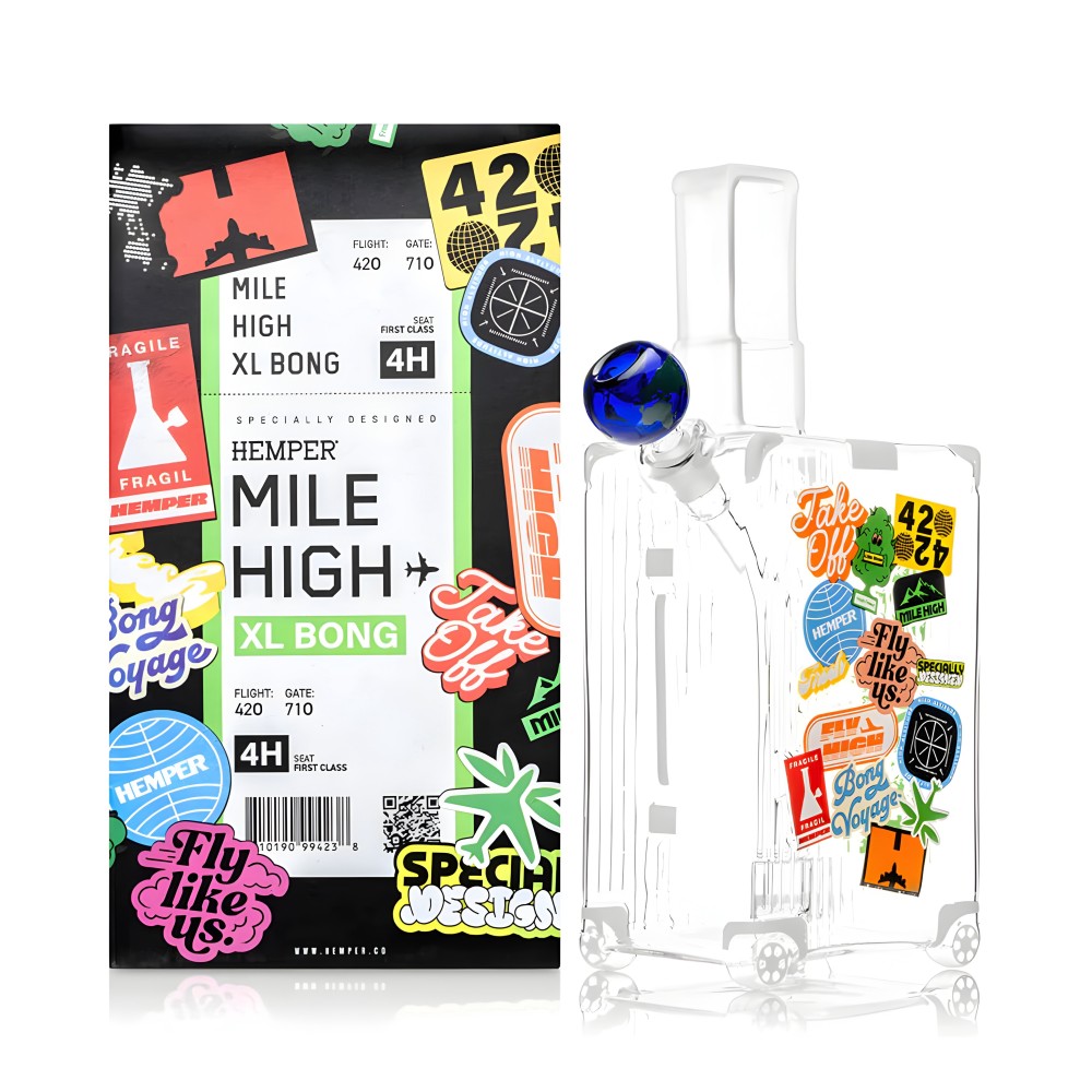 Bong Hemper Mile High Suitcase XL Hemper Prodotti