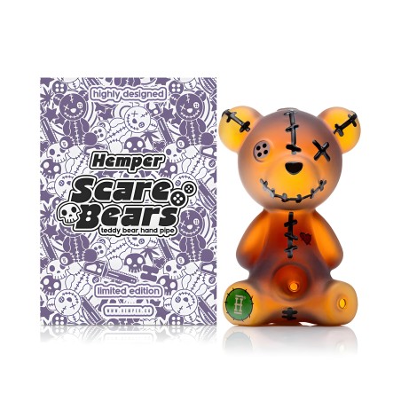 Hemper Scare Bears Teddy Bear Hand Pipe Hemper Products