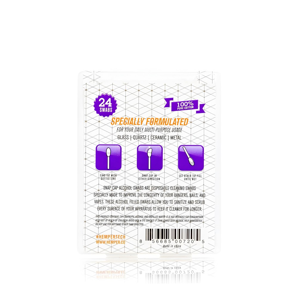 Hemper Tech Snapcap Alkoholtupfer Hemper Produkte