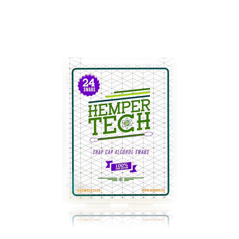 Hemper Tech Snapcap Alcohol Swabs Hemper Produits