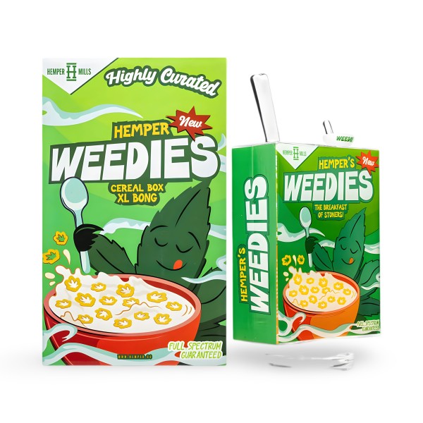 HEMPER Weedies Cereal Box XL Bong Hemper Products