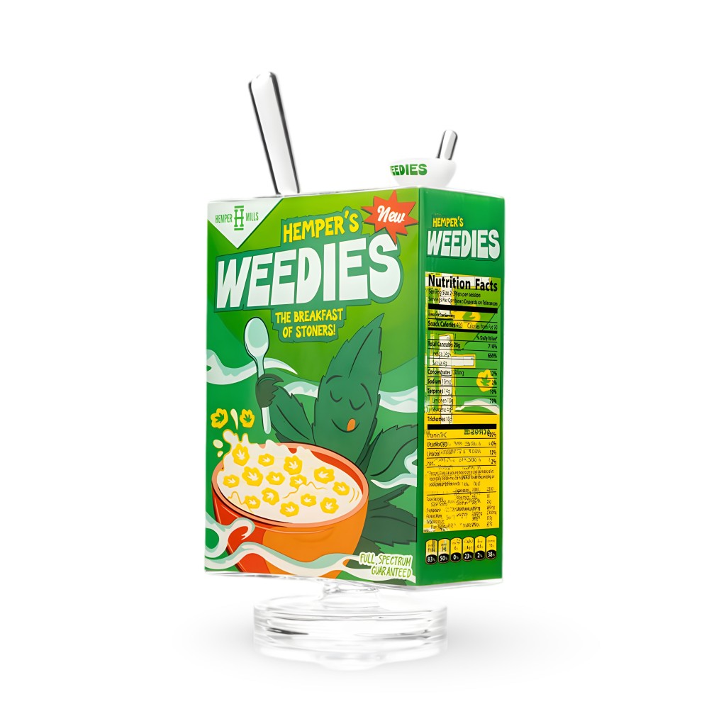 HEMPER Weedies Cereal Box XL Bong Hemper Products