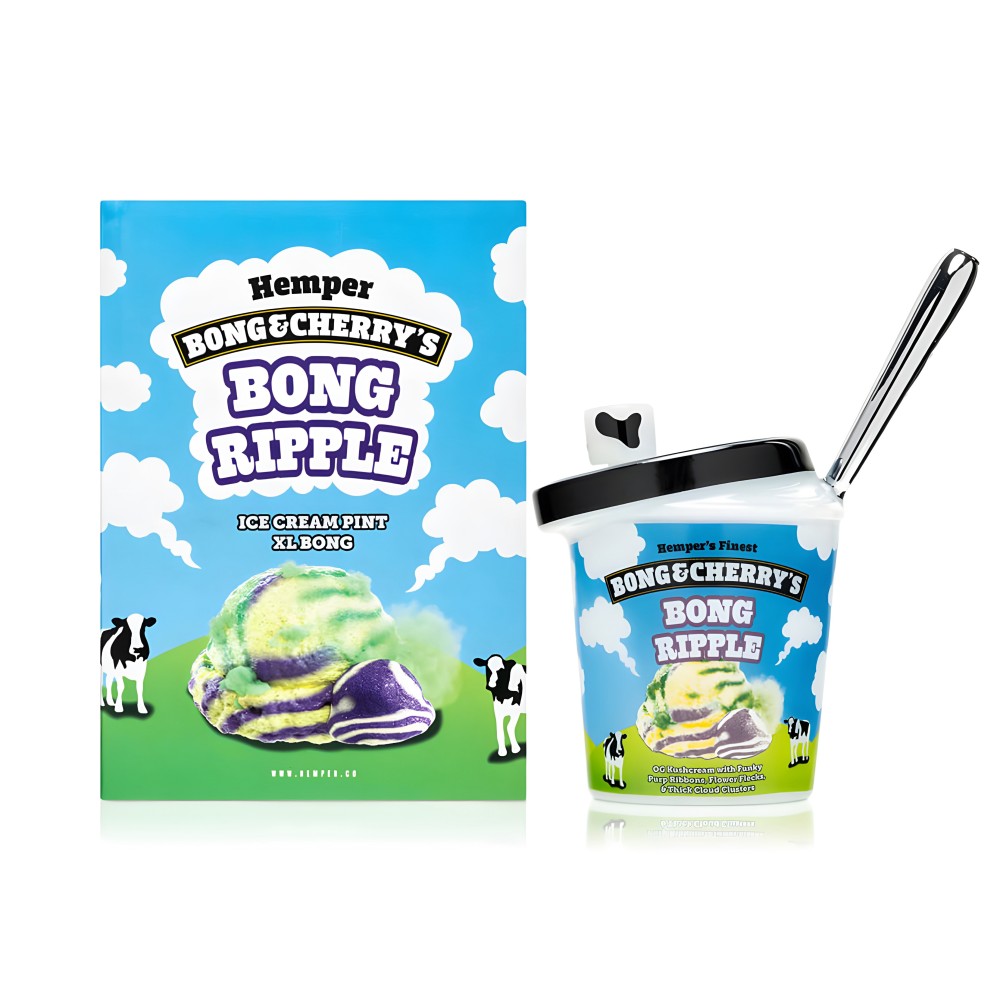 Hemper Bong & Cherry's Bong Ripple XL Hemper Produits