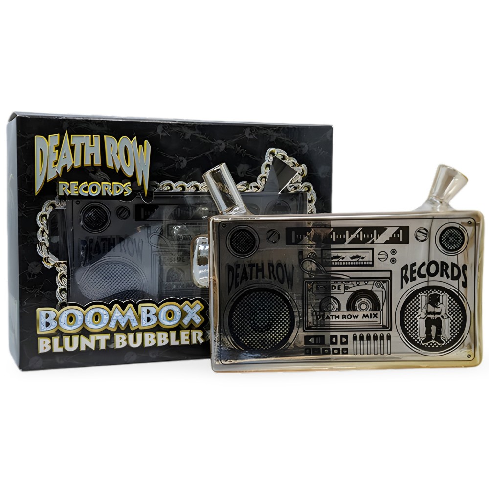 Death Row Records Boom Box Blunt Bubbler Gold Death Row Products
