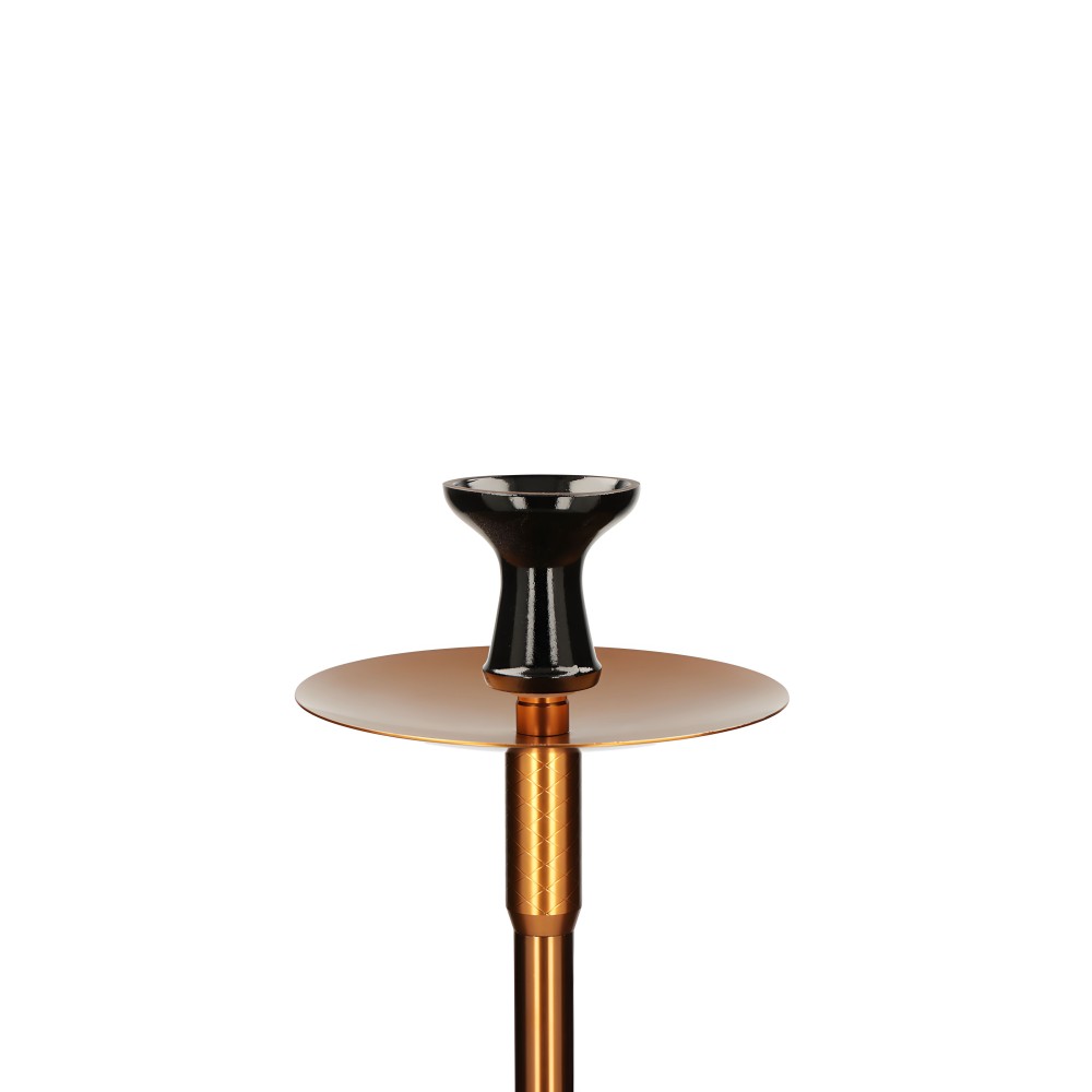 El-Badia Octagon Dark Gold Shisha El Badia SHISHA