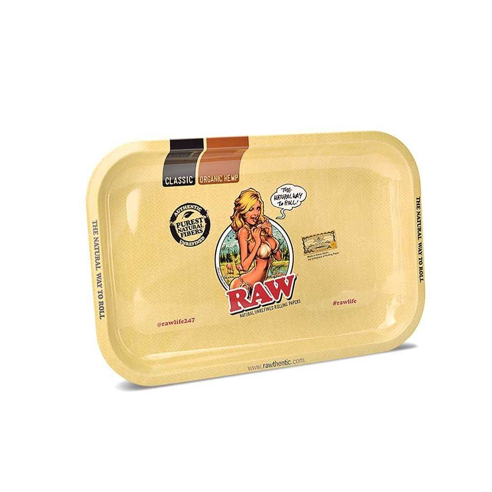 Rolltablett Raw Girl Small RAW Tablett zum Rollen