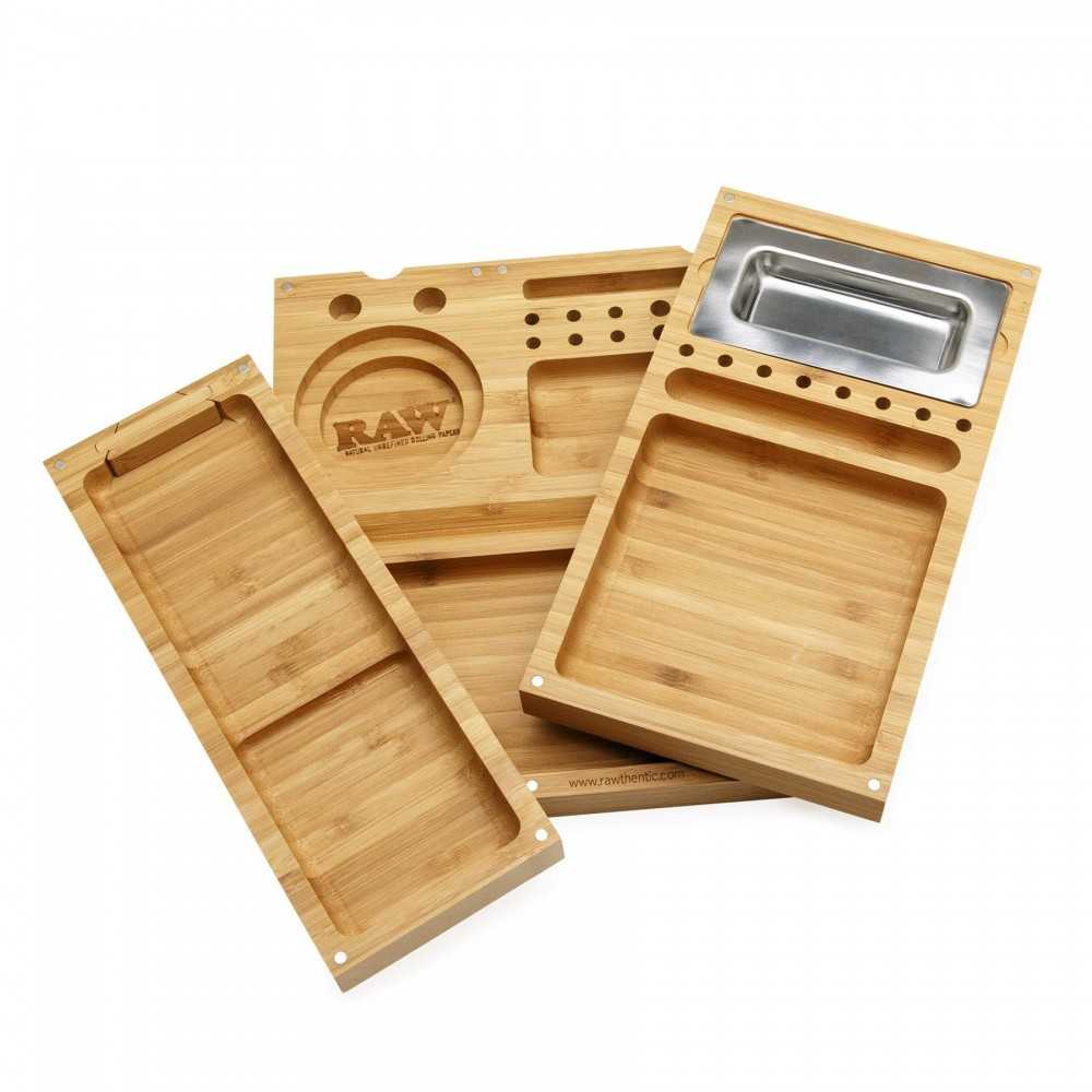 Triple Flip magnetic rolling tray RAW Rolling tray