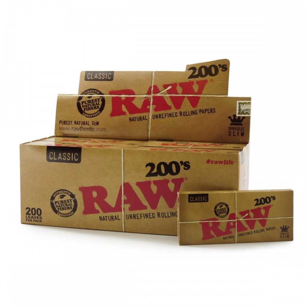 Raw Slim Classic King Size 200's RAW Feuille à rouler