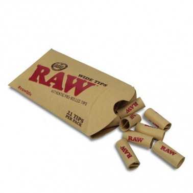 Filtres Pre-Rolled Wide tips RAW Filtres (charbon actif, carton, cellulose et autres)