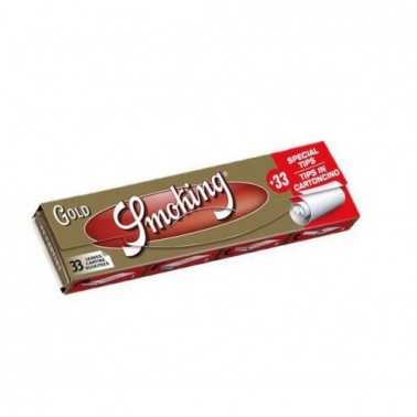 Rolling Paper Smoking Gold + Filter Smoking Blatt zum Rollen
