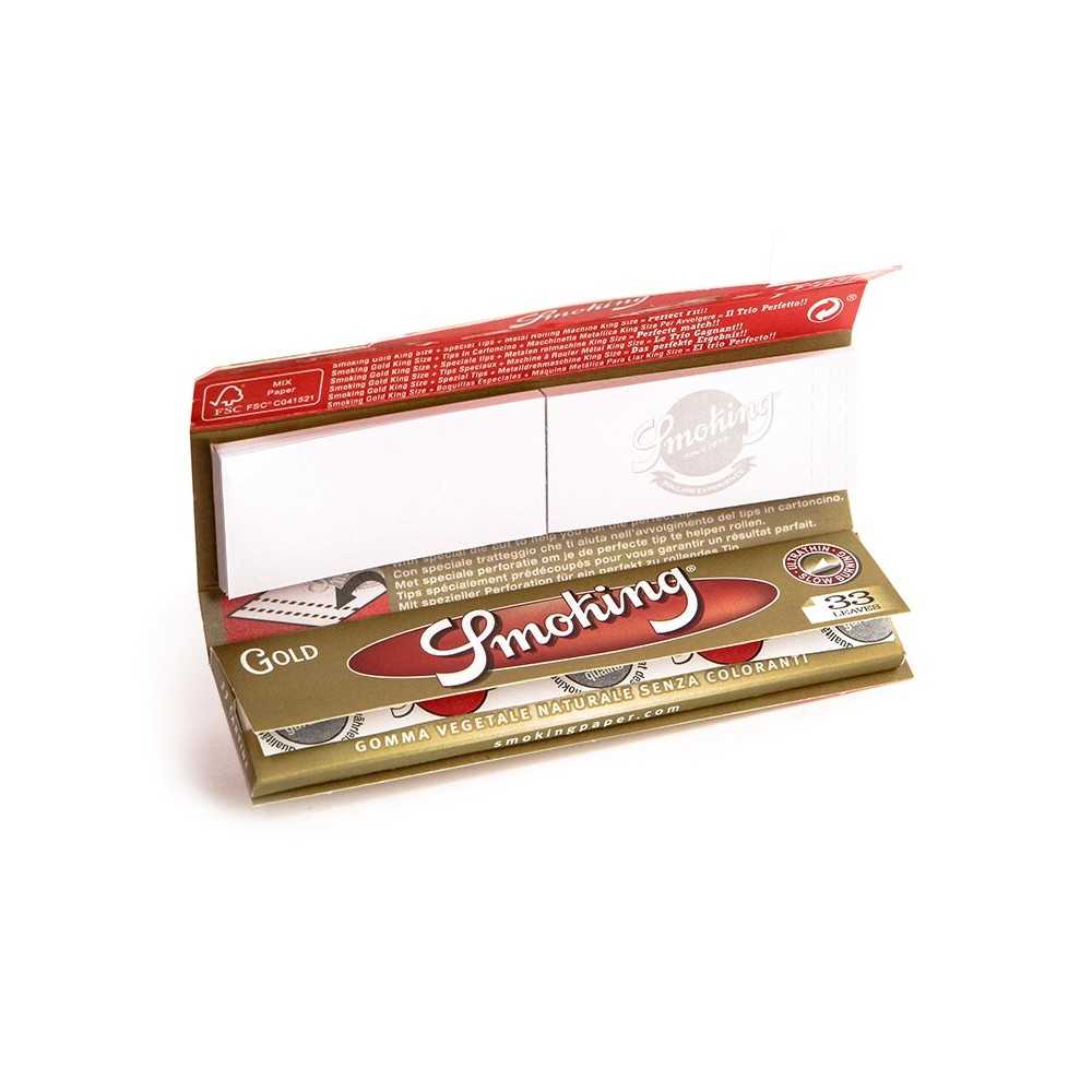 Smoking Gold + Filters (box) Smoking Paper Rolling sheet
