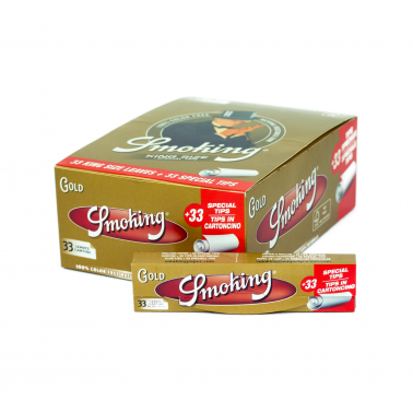 Smoking Gold + Filters (box) Smoking Paper Rolling sheet