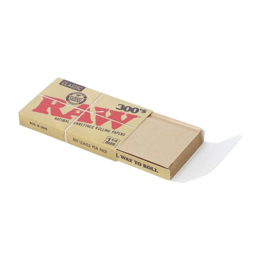 Raw 300's Classic (300 Stück) RAW Blatt zum Rollen