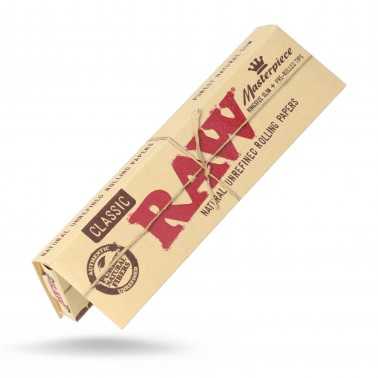 Raw Slim Connoisseur + Vorgerollte Tips RAW Blatt zum Rollen